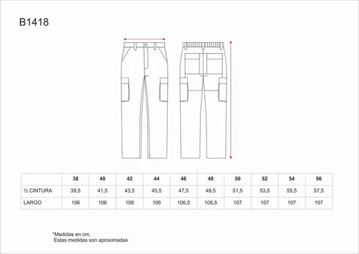 Pantalón con cintura elástica Gris