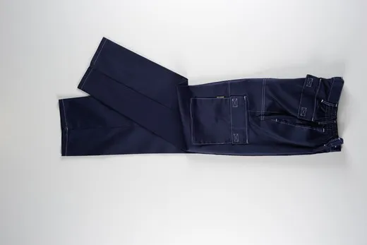 Pantalón con cintura elástica Marino