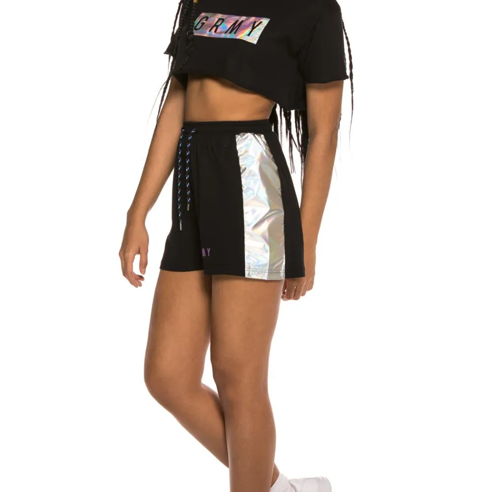 Pantalón corto chica Grimey Fluid Planet SS19 black