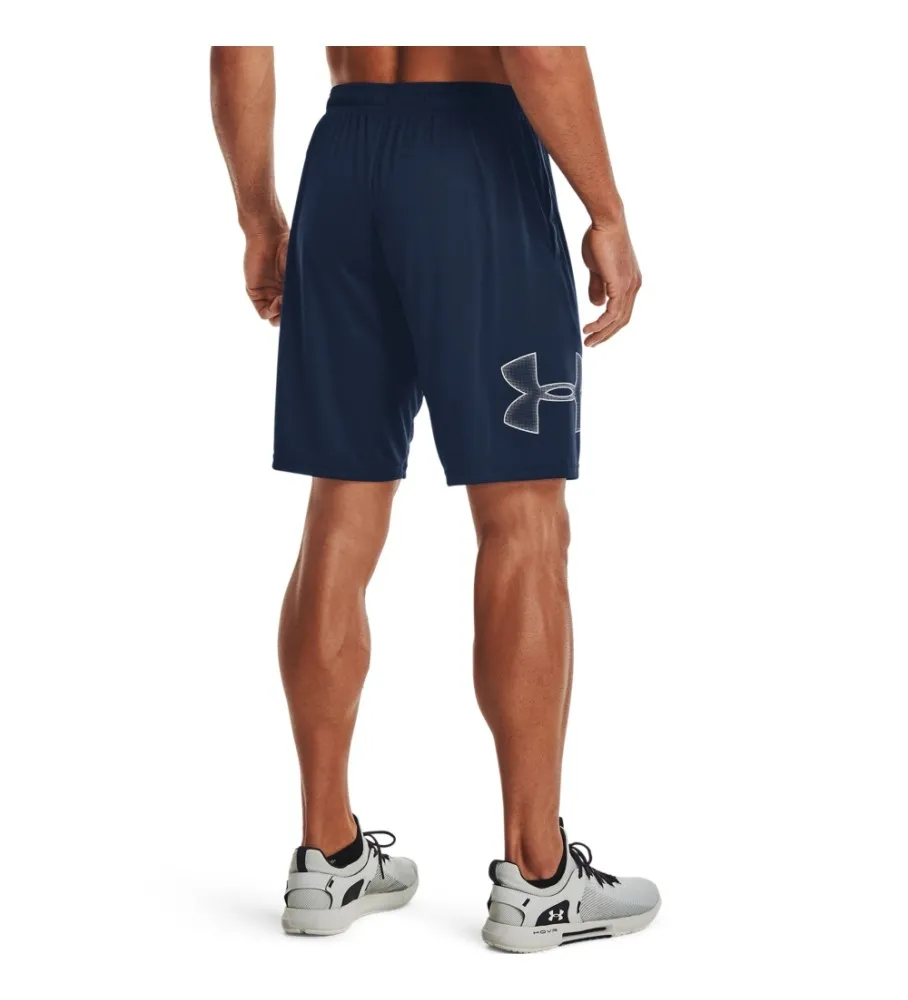 Pantalón corto con estampado UA Tech marino