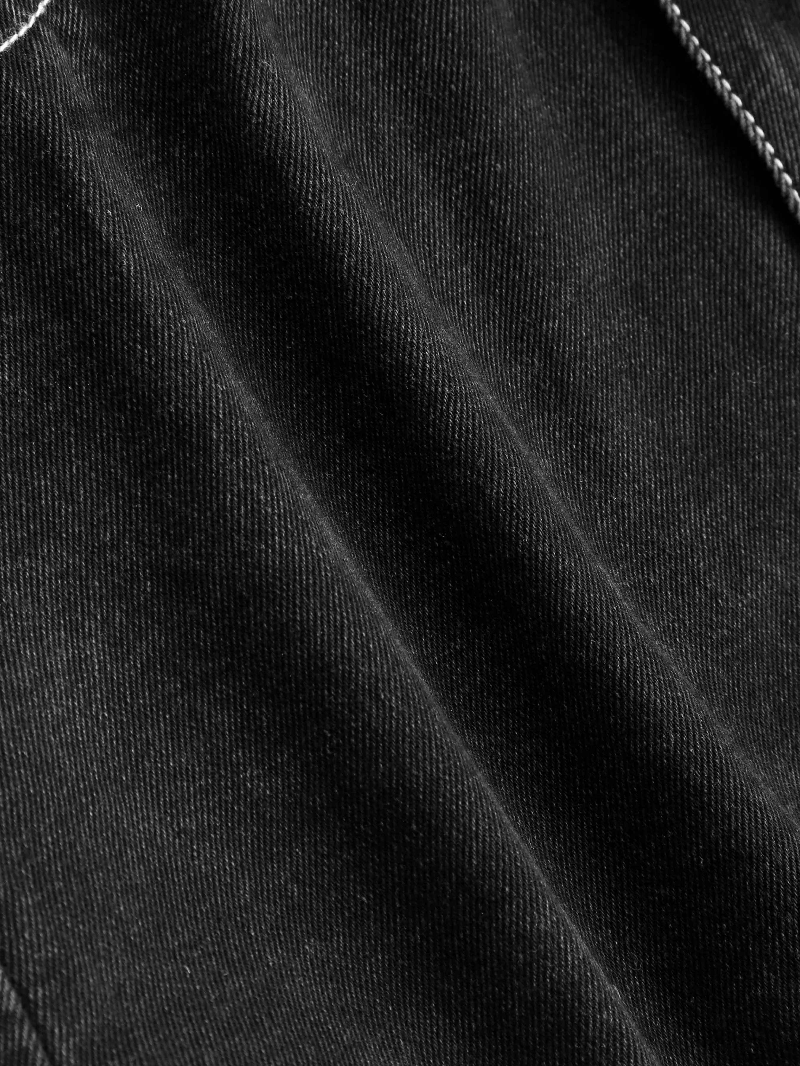  Pantalón Corto Vaquero con Botones y Costuras