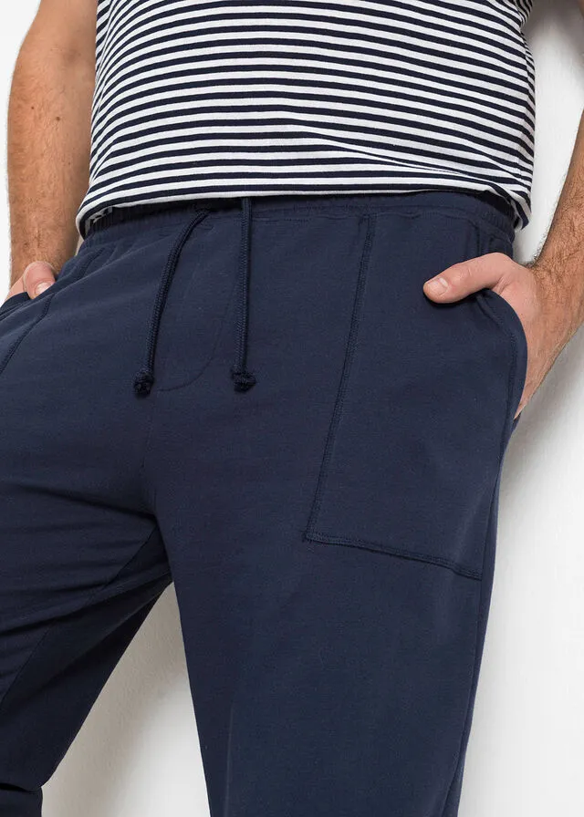 PANTALóN DE CHáNDAL AZUL OSCUROGRIS OSCURO JASPEADO