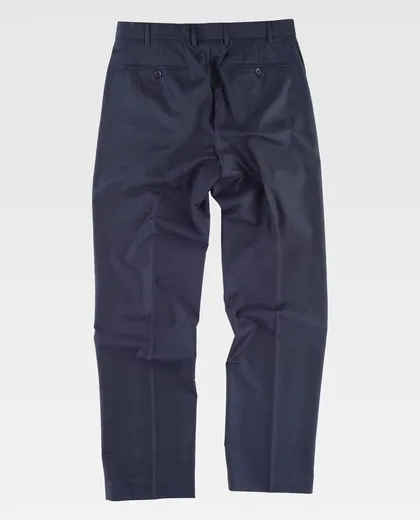 Pantalón de vestir de hombre con pinzas Marino