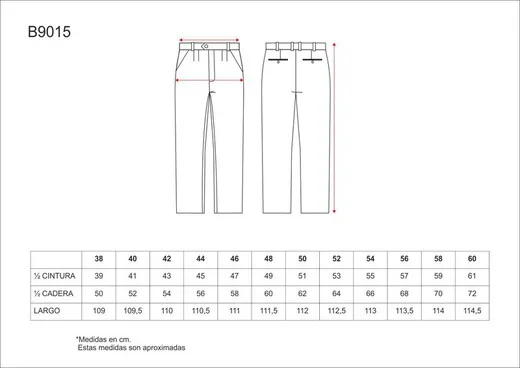 Pantalón de vestir de hombre con pinzas Marino