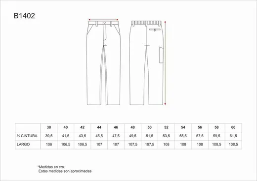 Pantalón Elástico con bolsillo Negro