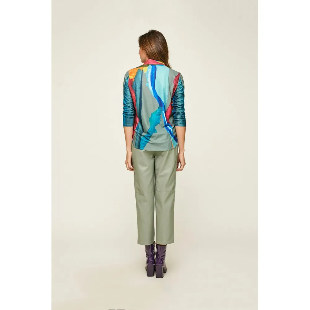 Pantalón MERCEDES DE MIGUEL cuero