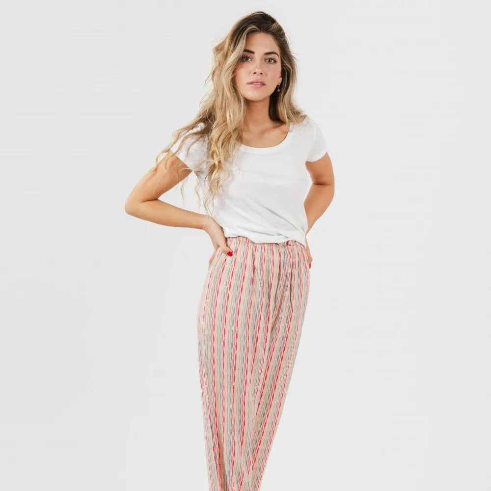 Pantalón viscosa Villa rosa