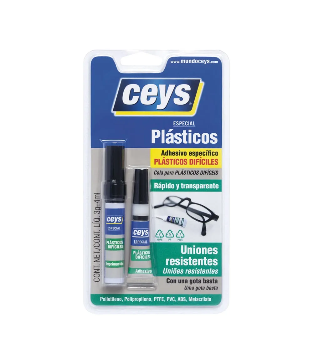 Pegamento de Plásticos Difíciles Ceys