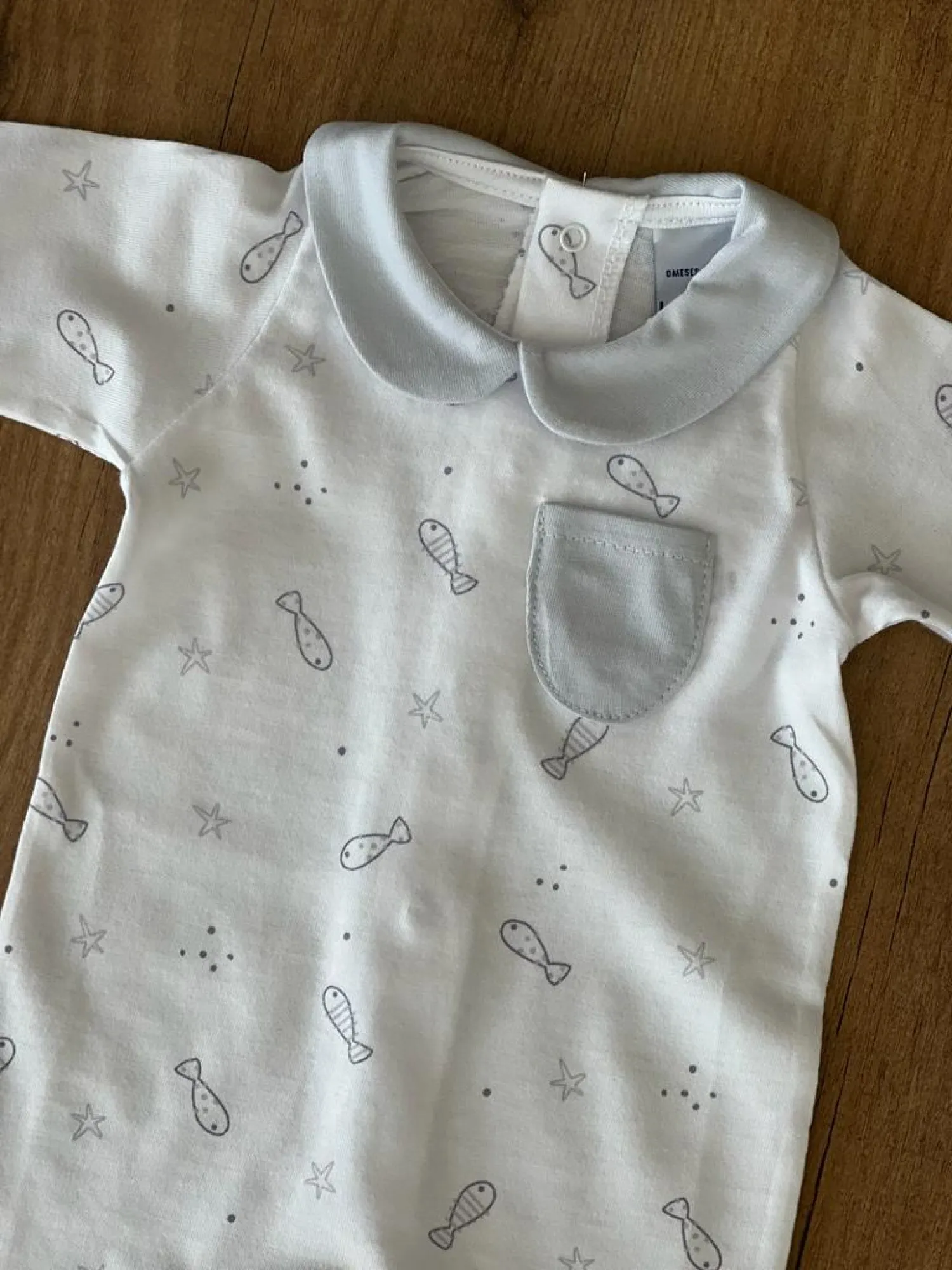 pelele o pijama unisex en dos colores. Ocean