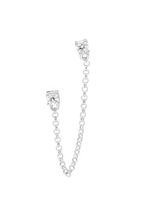 PENDIENTE DE PLATA DOBLES MODELO TWIN 266_01894411