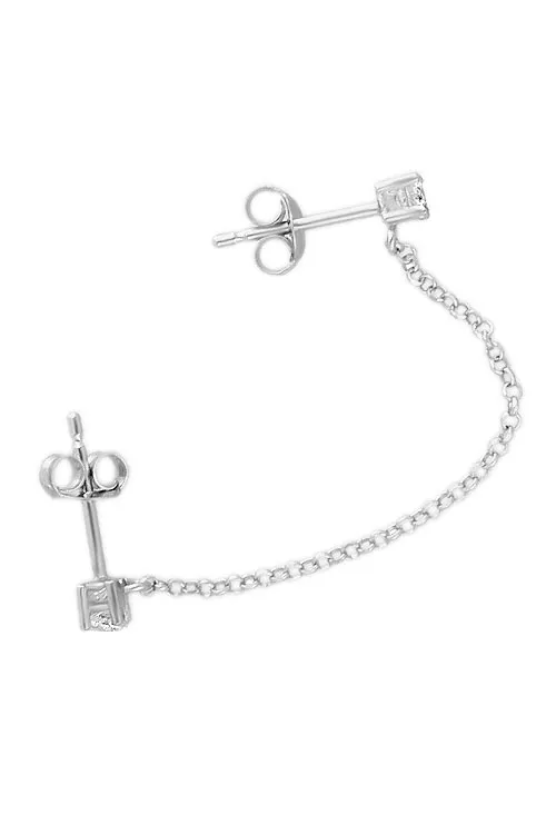 PENDIENTE DE PLATA DOBLES MODELO TWIN 266_01894411