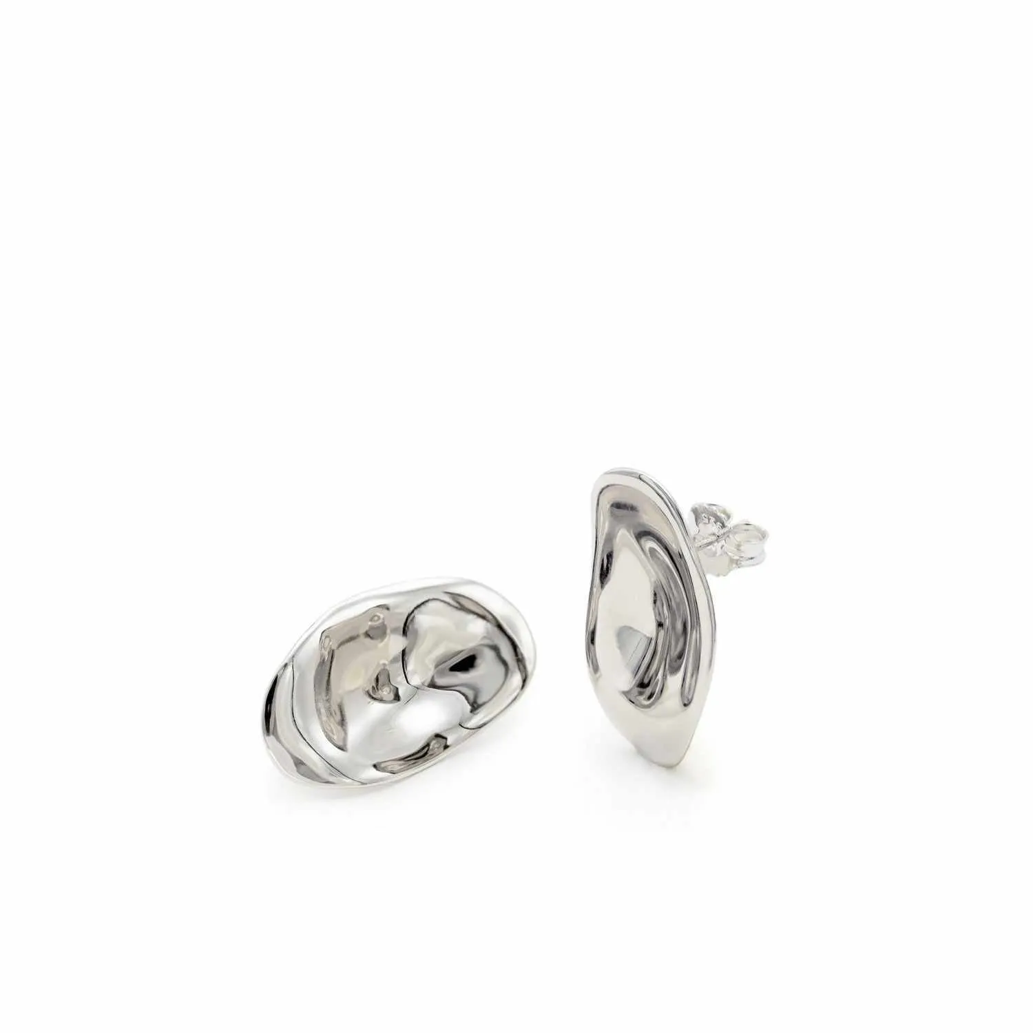 Pendientes originales diseo convexo líquido