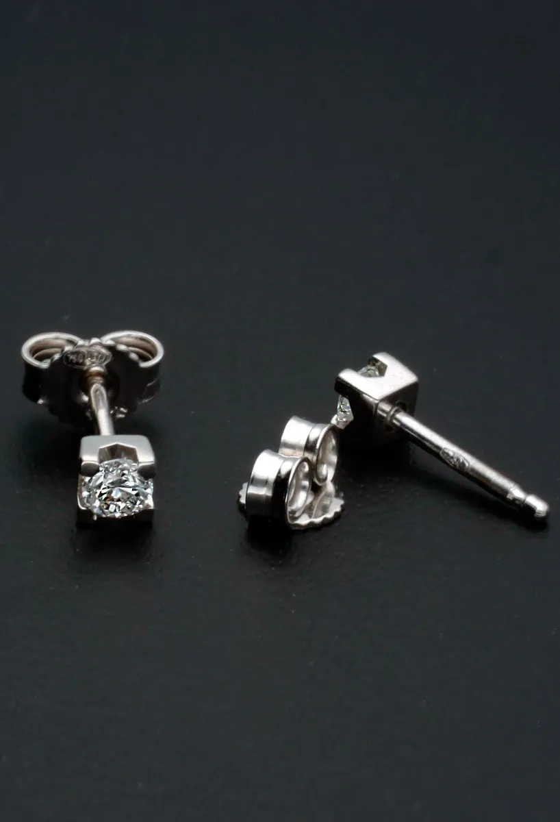 PENDIENTES ORO 18 KTES Y DIAMANTES 243_IELAAAER