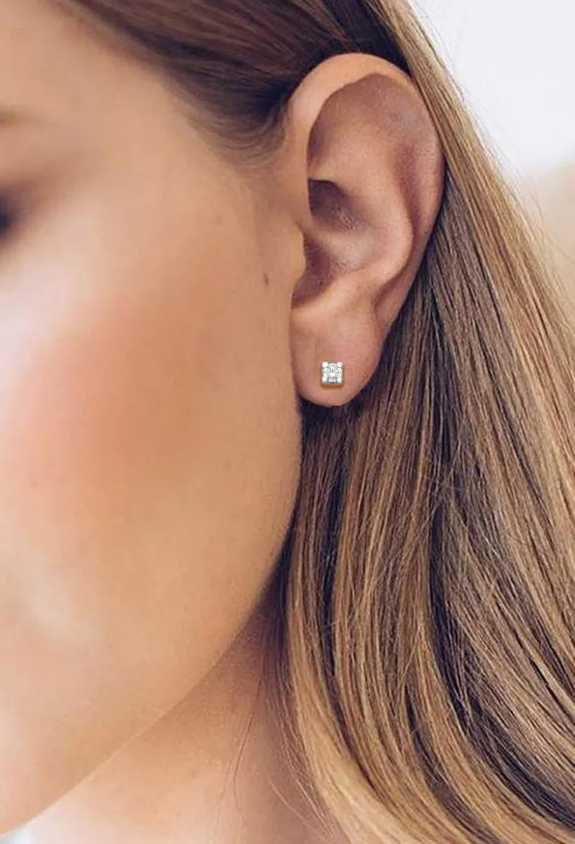 PENDIENTES ORO 18 KTES Y DIAMANTES 243_IELAAAER