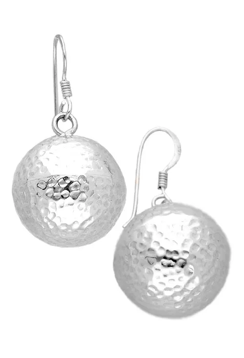PENDIENTES PLATA BOLA COLGANDO DE ANZUELO 200_101505