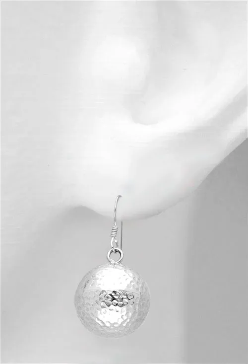 PENDIENTES PLATA BOLA COLGANDO DE ANZUELO 200_101505