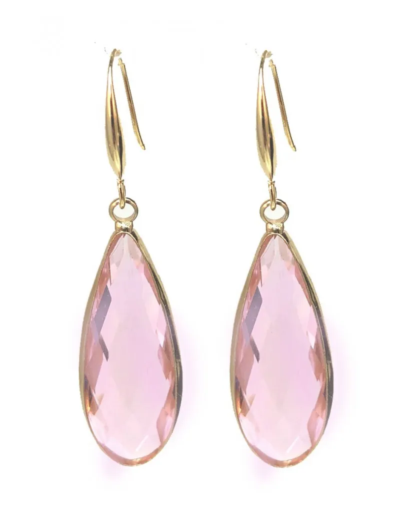 PENDIENTES ROSAS PARA TU VESTIDO DE FIESTA APORTANDO UNA NOTA DE COLOR ELEGANTE