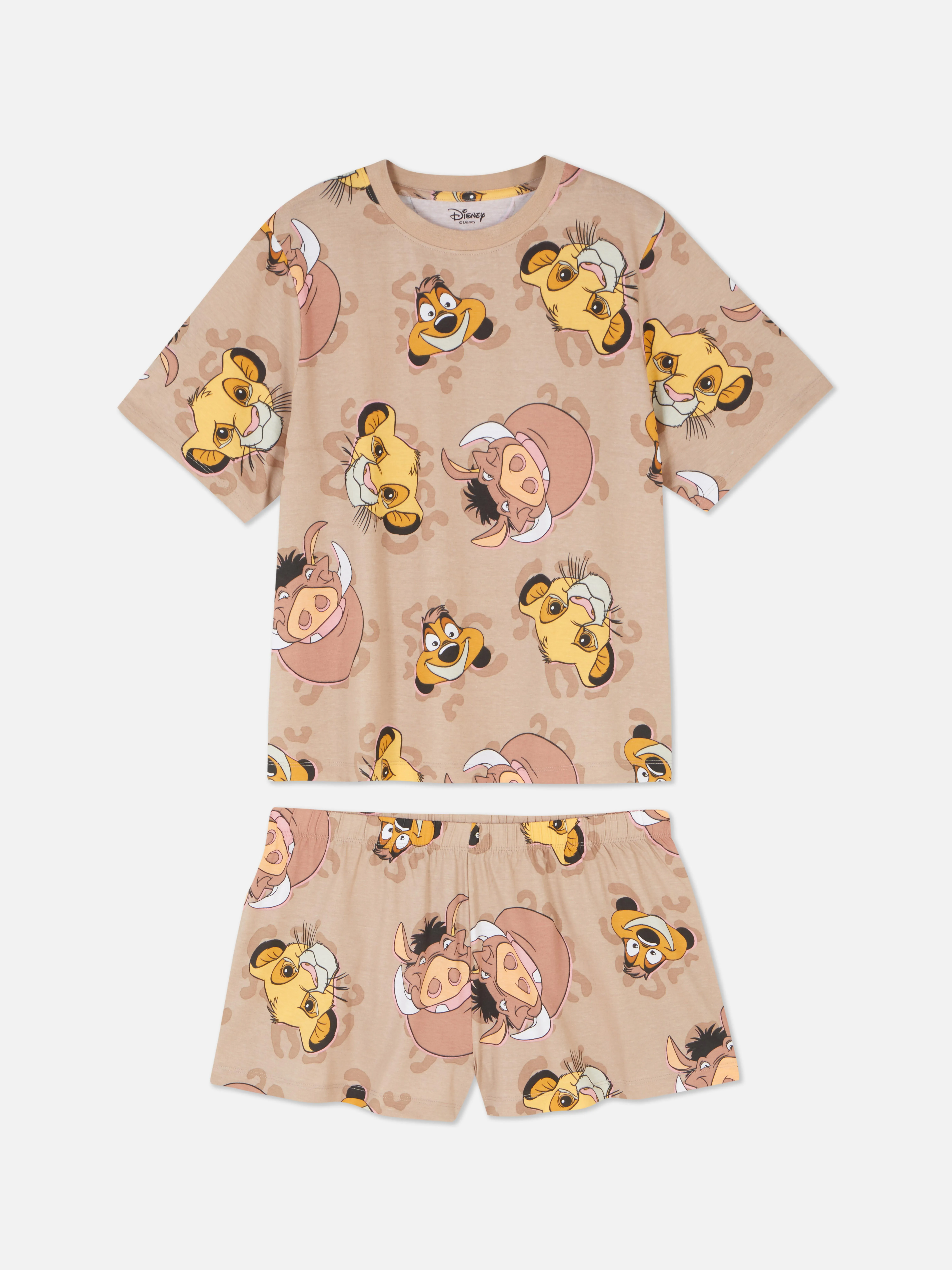 Pijama corto con personajes de Disney