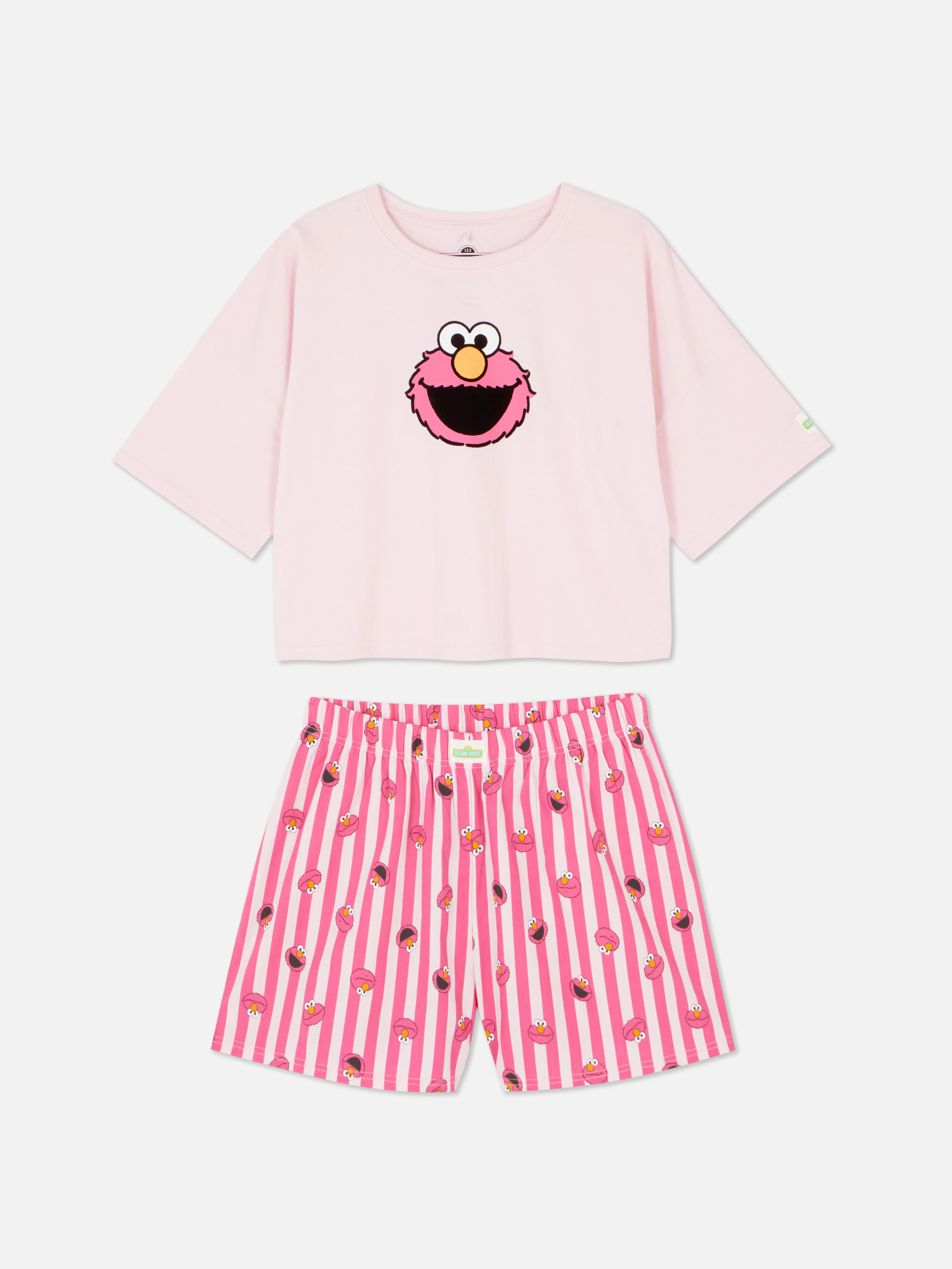 Pijama corto de Barrio Sésamo