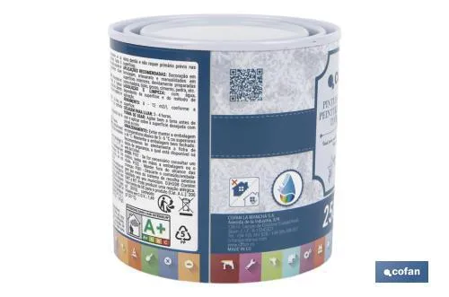 Pintura a la tiza chalk paint | Adecuada para restauración y decoración de muebles | Diferentes capacidades | Varios colores
