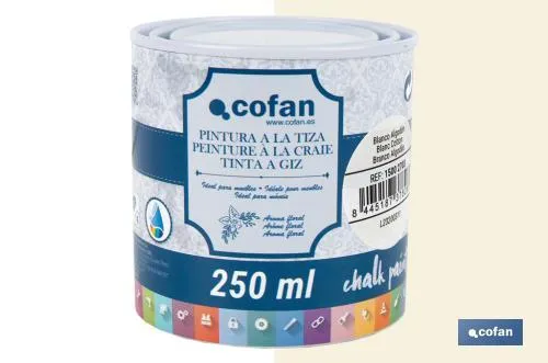 Pintura a la tiza chalk paint | Adecuada para restauración y decoración de muebles | Diferentes capacidades | Varios colores