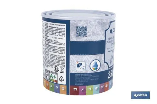 Pintura a la tiza chalk paint | Adecuada para restauración y decoración de muebles | Diferentes capacidades | Varios colores