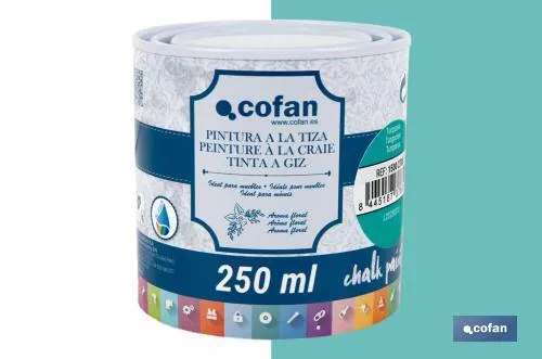 Pintura a la tiza chalk paint | Adecuada para restauración y decoración de muebles | Diferentes capacidades | Varios colores