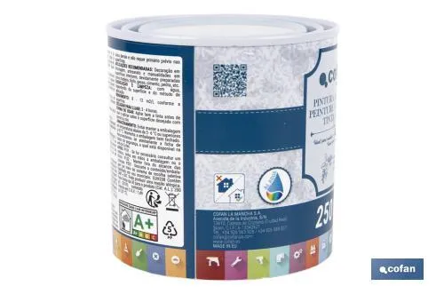 Pintura a la tiza chalk paint | Adecuada para restauración y decoración de muebles | Diferentes capacidades | Varios colores