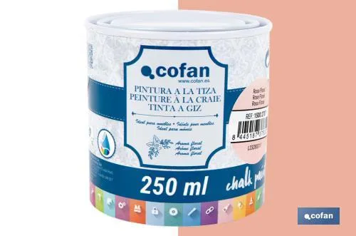Pintura a la tiza chalk paint | Adecuada para restauración y decoración de muebles | Diferentes capacidades | Varios colores