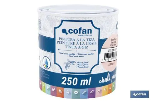 Pintura a la tiza chalk paint | Adecuada para restauración y decoración de muebles | Diferentes capacidades | Varios colores