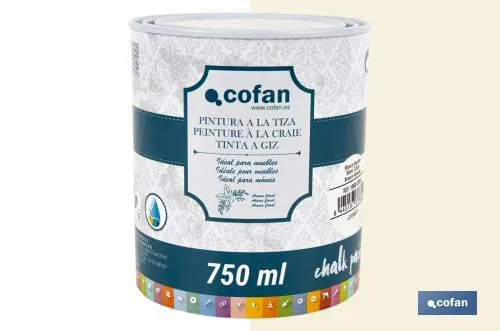 Pintura a la tiza chalk paint | Adecuada para restauración y decoración de muebles | Diferentes capacidades | Varios colores