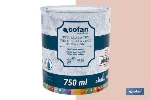 Pintura a la tiza chalk paint | Adecuada para restauración y decoración de muebles | Diferentes capacidades | Varios colores