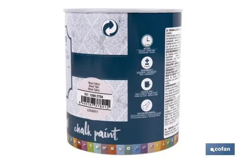 Pintura a la tiza chalk paint | Adecuada para restauración y decoración de muebles | Diferentes capacidades | Varios colores