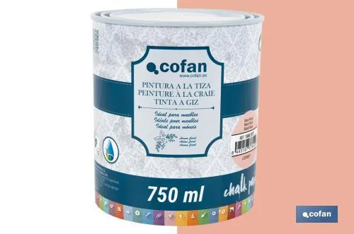 Pintura a la tiza chalk paint | Adecuada para restauración y decoración de muebles | Diferentes capacidades | Varios colores
