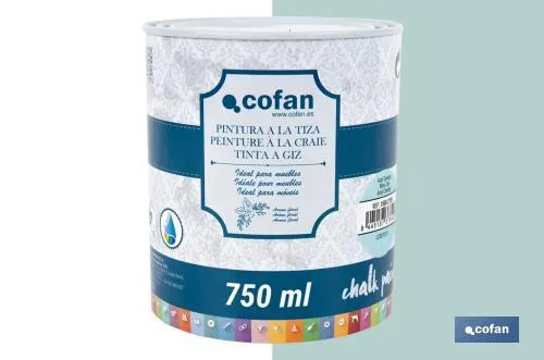 Pintura a la tiza chalk paint | Adecuada para restauración y decoración de muebles | Diferentes capacidades | Varios colores