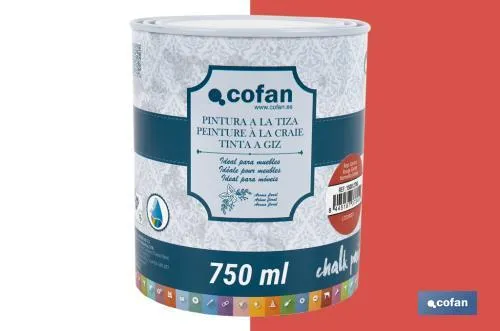 Pintura a la tiza chalk paint | Adecuada para restauración y decoración de muebles | Diferentes capacidades | Varios colores
