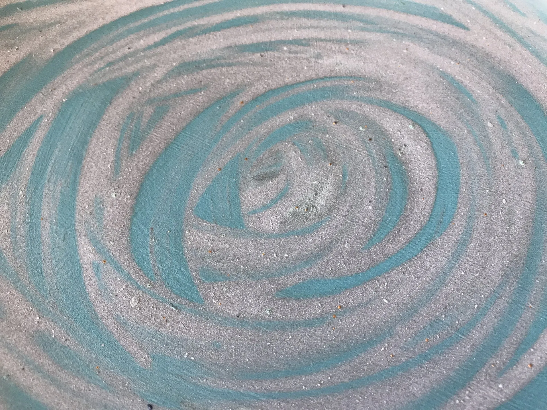 Pintura metálica de flor