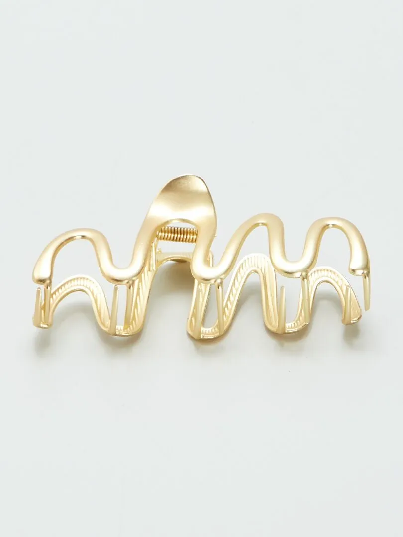 PINZA DE PúAS EN ZIGZAG  AMARILLO