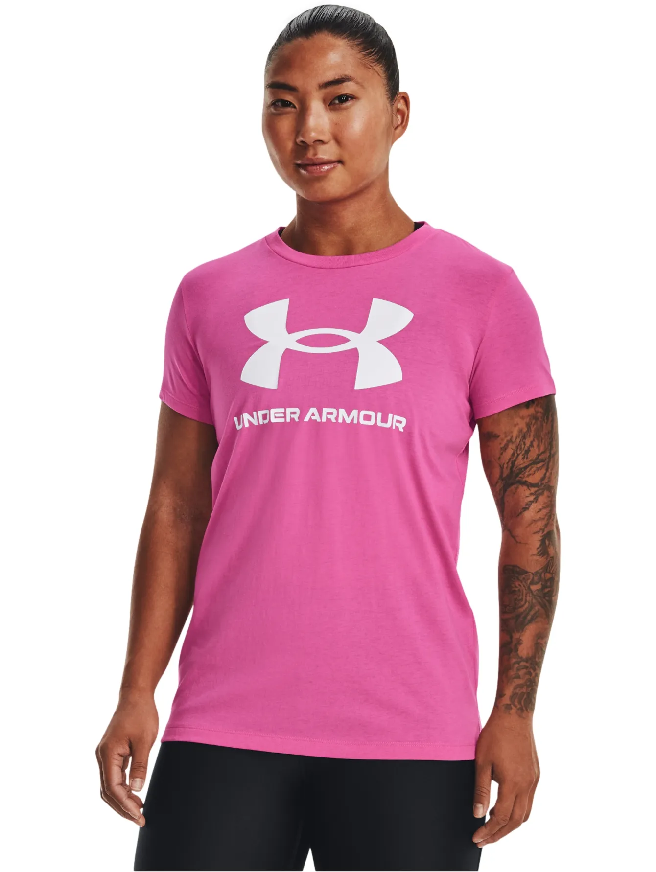 Playera Under Armour Sporstyle Para Mujer