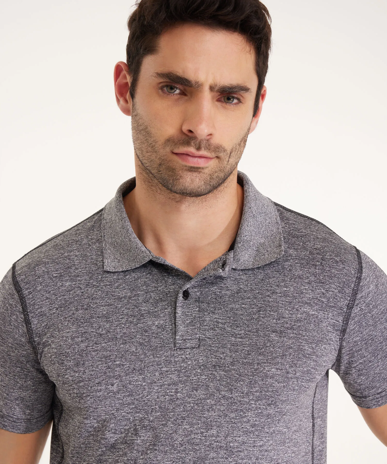POLO CUELLO TEJIDO SIN BOLSILLO UNICOLOR