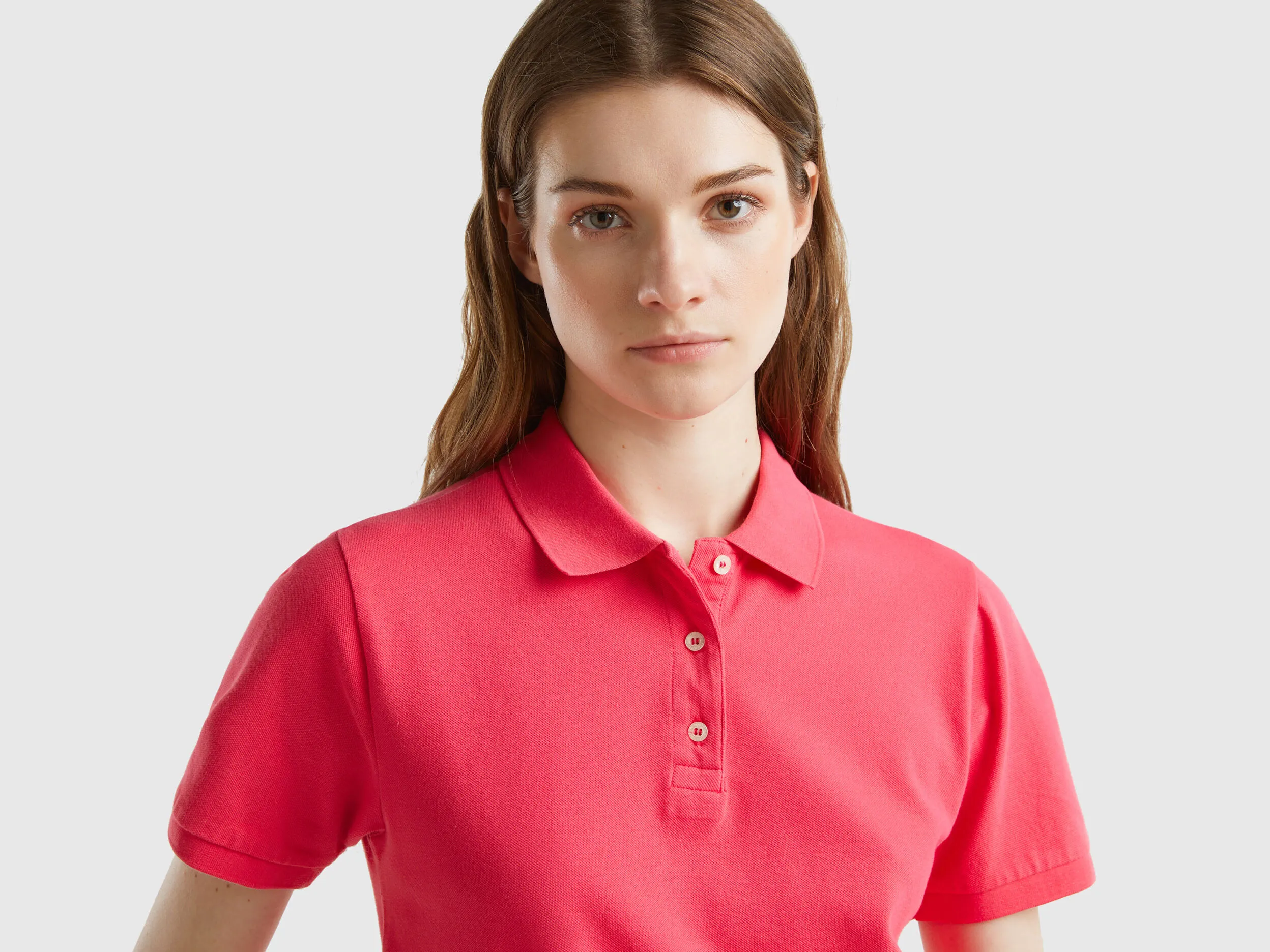Polo de algodón orgánico elástico
