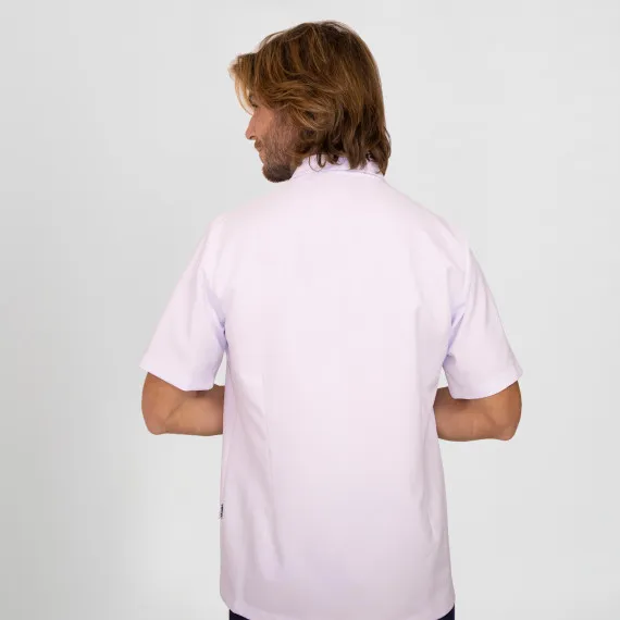 Polo de hombre con cuello camisero y mangas cortas, tejido MICROFIBRA ELASTIK SLIM JAVIER UNIFORMES GARY'S 612900