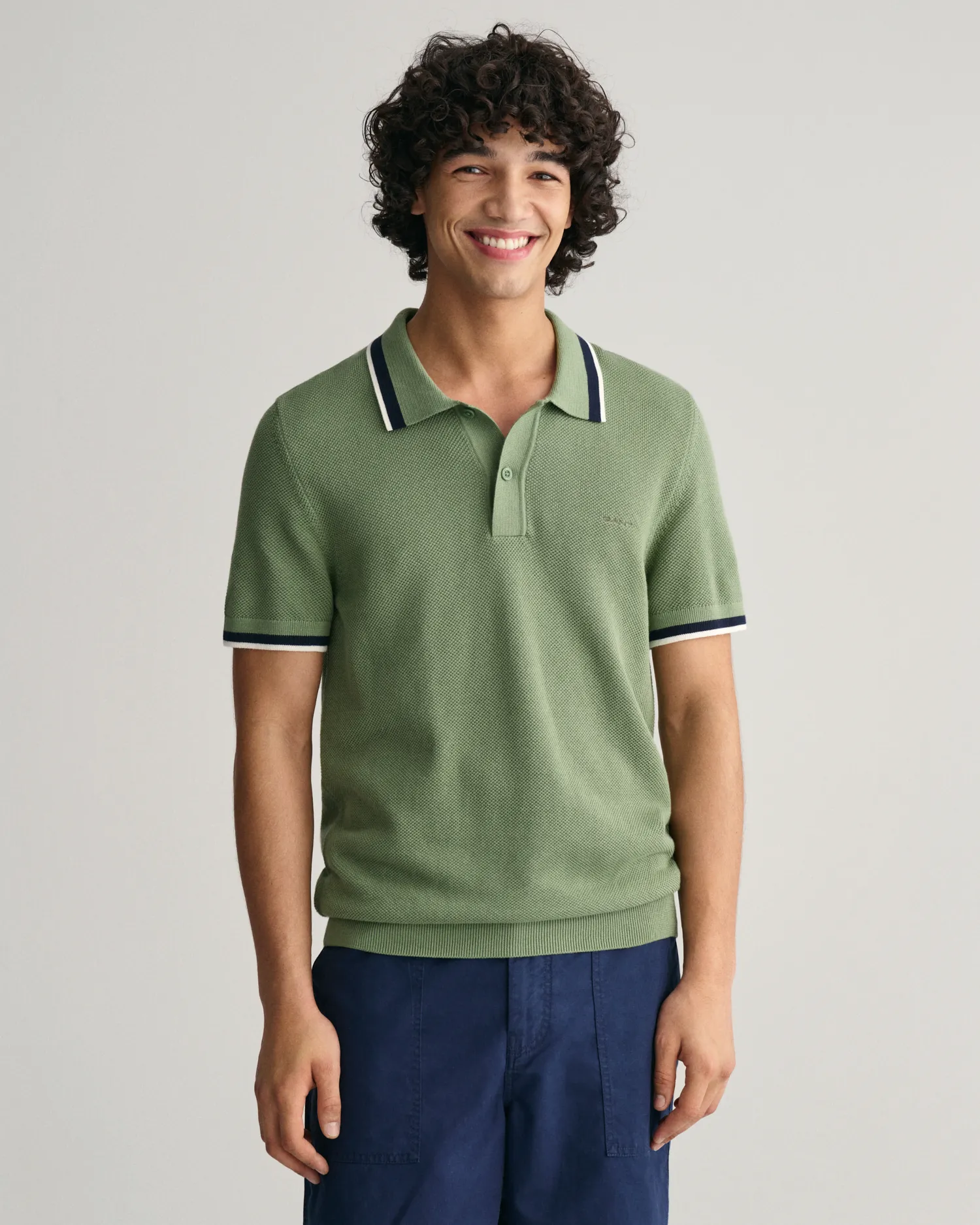 Polo de piqué de algodón