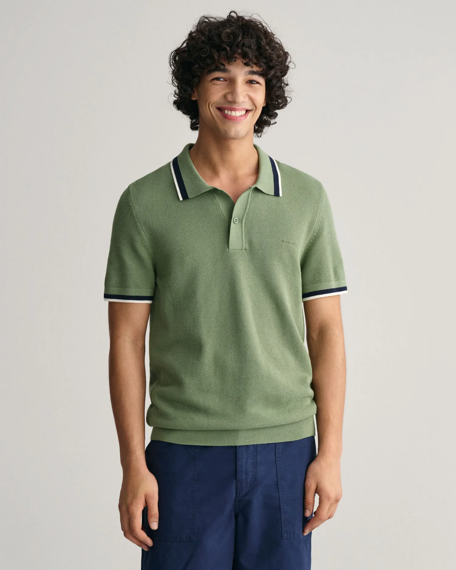 Polo de piqué de algodón