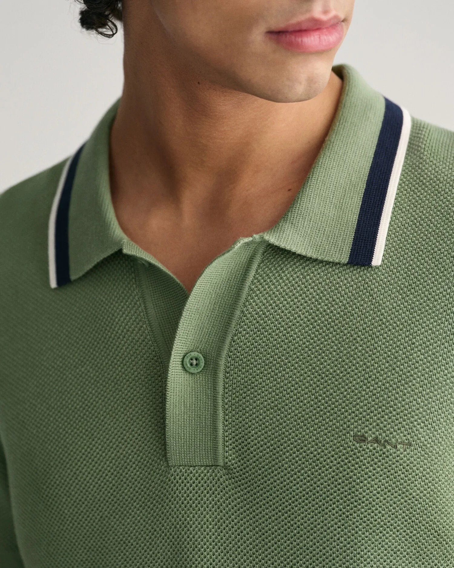Polo de piqué de algodón