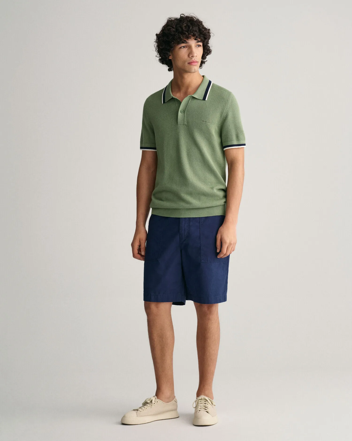 Polo de piqué de algodón