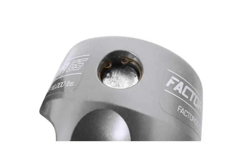 ProLink con pasador de titanio y protector de goma gris Factor 55