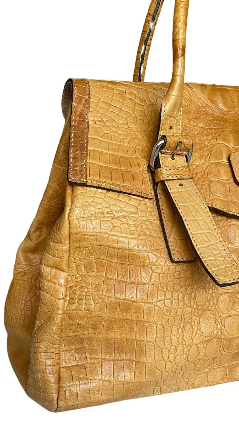PRÜNE Cartera Croco
