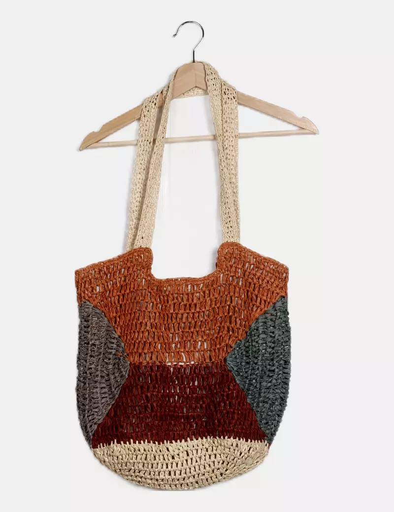 Pull&Bear Tote bag multicolor papel