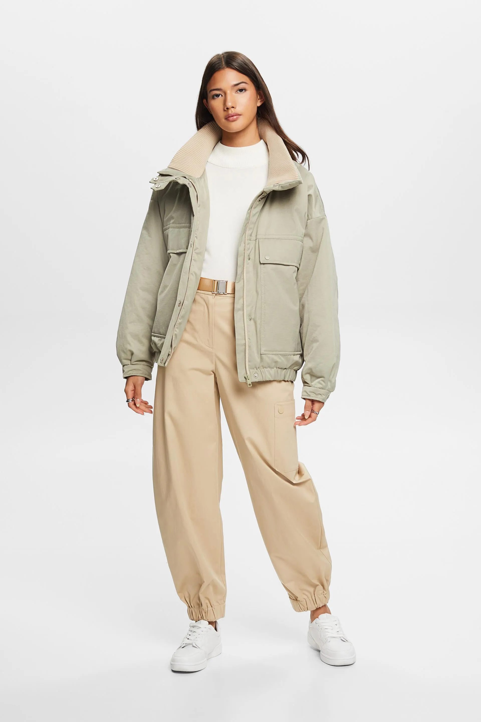 Reciclado: chaqueta estilo parka acolchada
